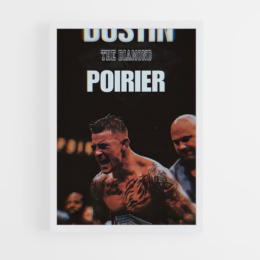 Poster Dustin de poirier – affiche MMA (vue 3)